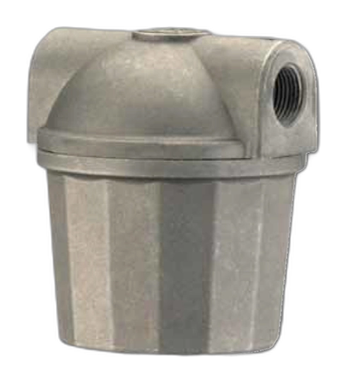 Diesel filter with metal bowl