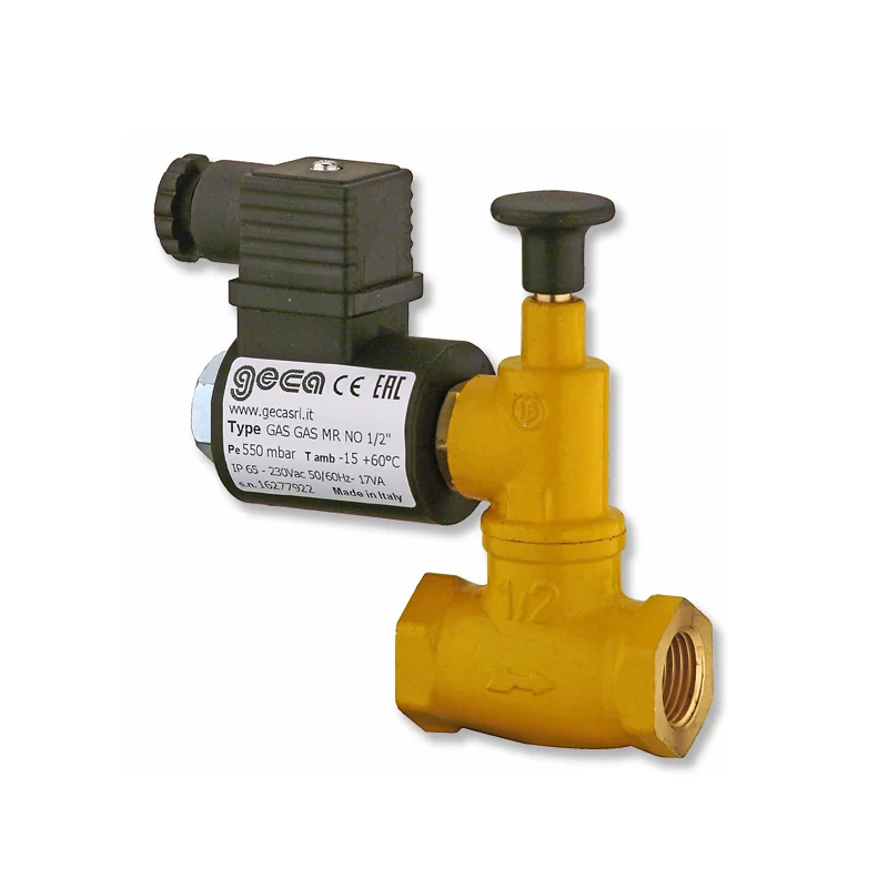 GECA 1217 Gas Solenoid Valves N.o. Up to 2"