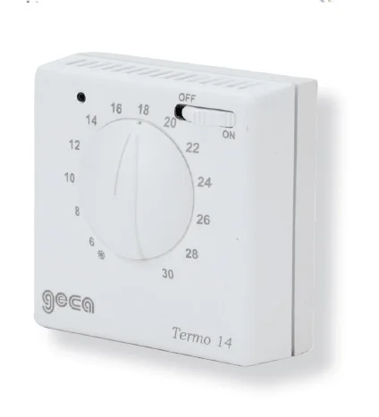 GECA 1235 Termo 14 Mechanical Thermostats for Wall Installation