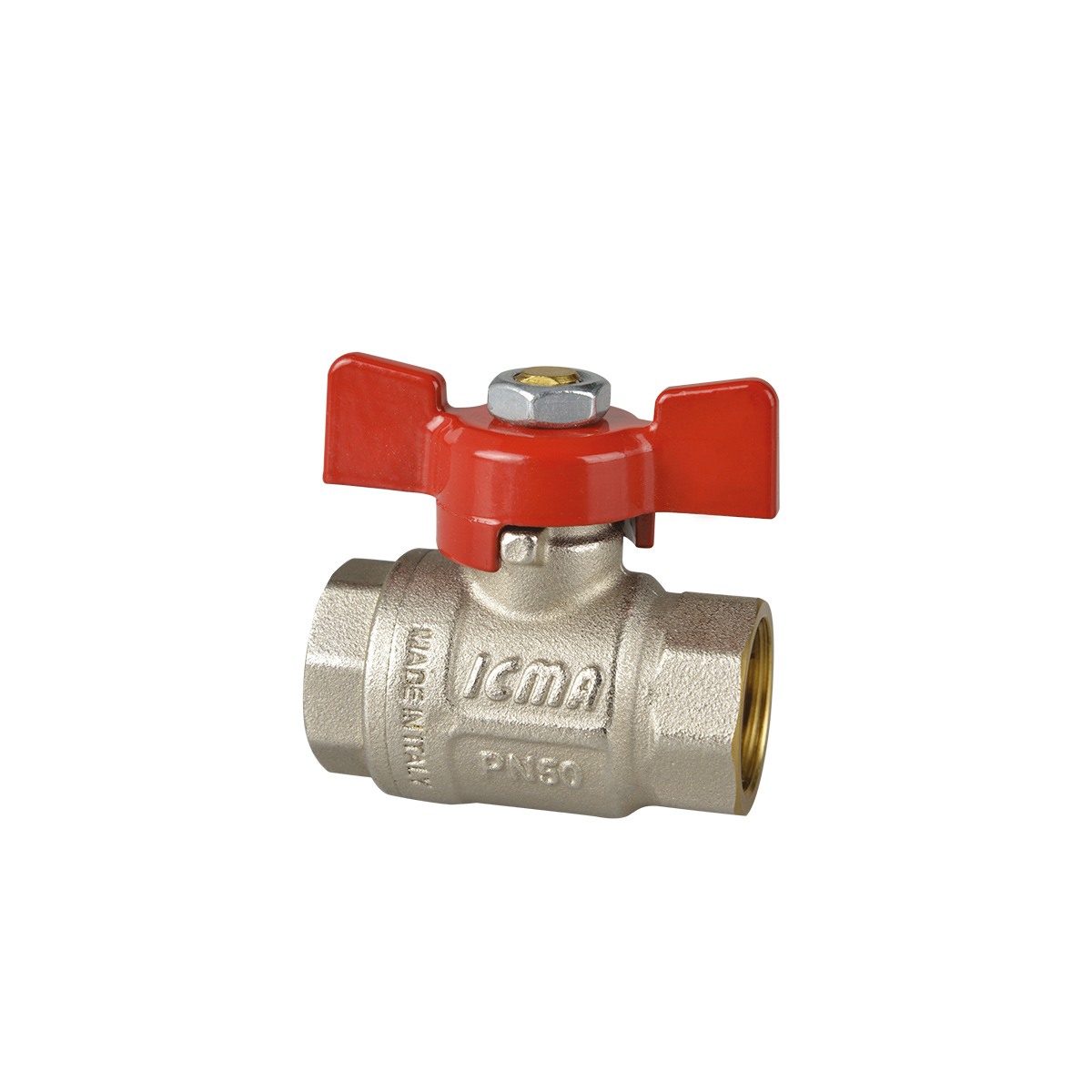 349 | Full bore straight ball valve - F/F connection thread