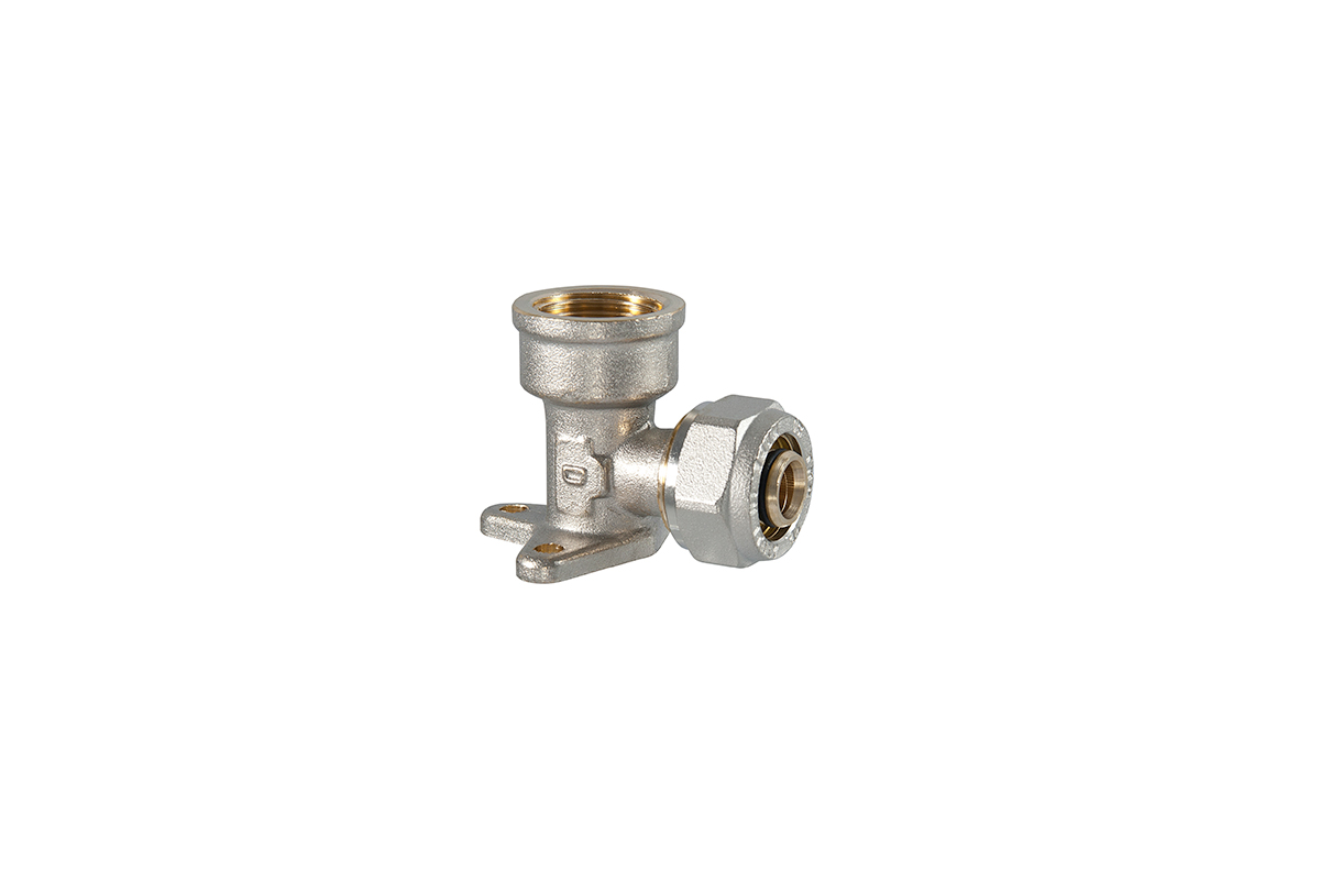 Wall plate female elbow fitting